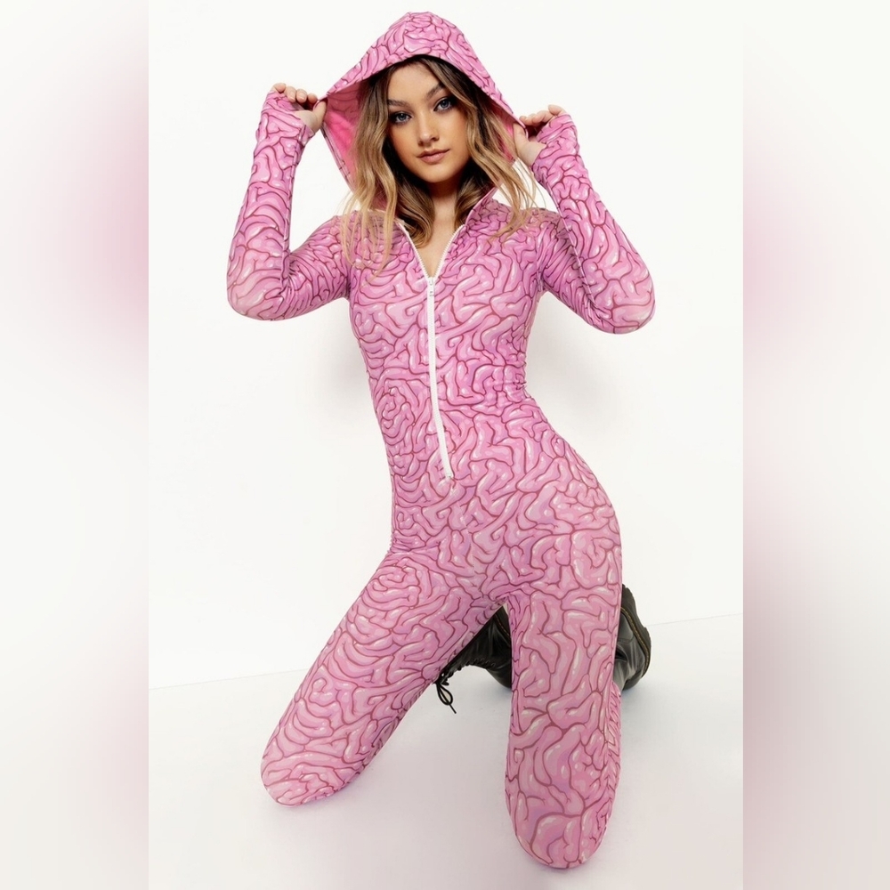 NWT BLACKMILK Brains Snuggle Suit Size L